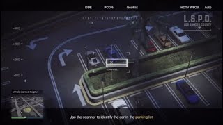 Use The Scanner to Identify The Car in The Parking