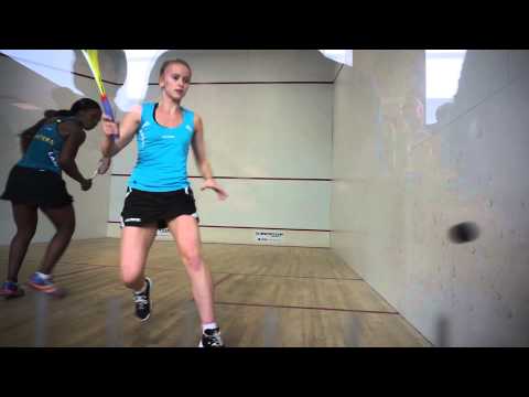 Emily Whitlock and Siyoli Waters Play Squash in California