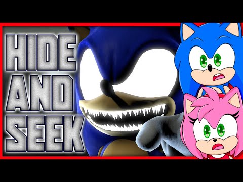 Sonic and Amy watch DING DONG HIDE AND SEEK Song [SONIC.EXE - Full SFM Animation Halloween Special]