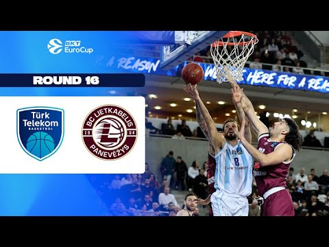 Turk Telekom Ankara - Lietkabelis Panevezys | Round 16 | EuroCup Basketball 2025-26