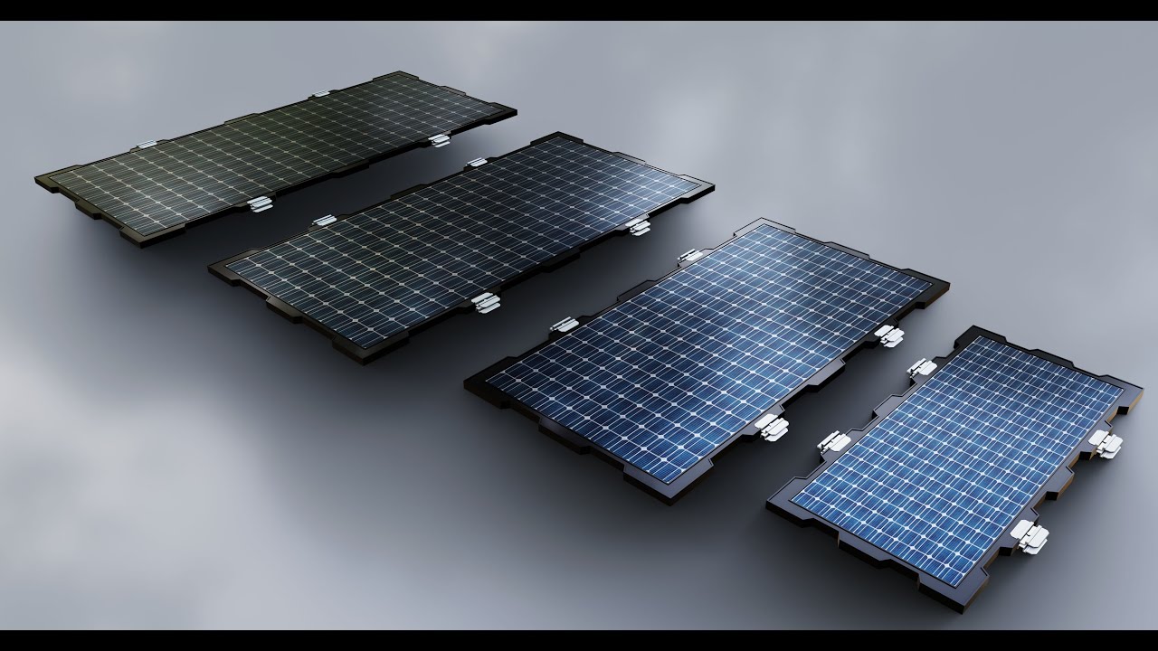 New Frame Solar Panel Collection 3D Model