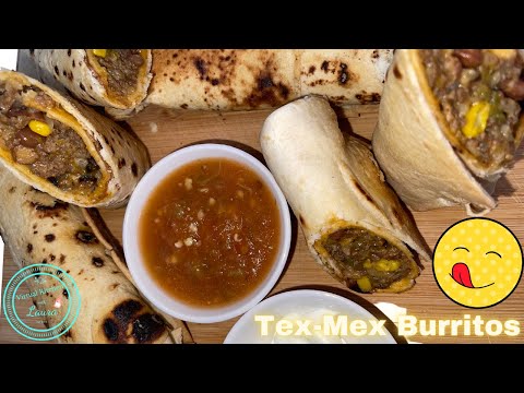 Tex - Mex Burritos Homemade Jumbo Flour Tortillas
