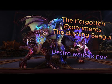 The Forgotten Experiments Mythic - The Burning Seagull | Warlock Destro PoV