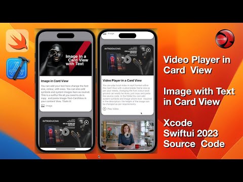 Video Player in Card View   SwiftUI Source Code by QD World Visit qdworld com