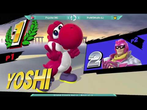 SOS27 Grand Finals - Psych (Yoshi) vs PoW!|Wulfn (Fox/Pikachu/Captain Falcon)
