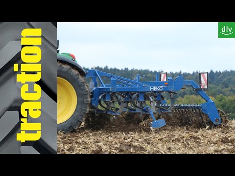 Heko Schwenkschargrubber in der traction Arbeitsprobe