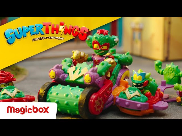 Игровой набор Superthings «Kazoom Kids» S1 – Спайк-роллер Кактус