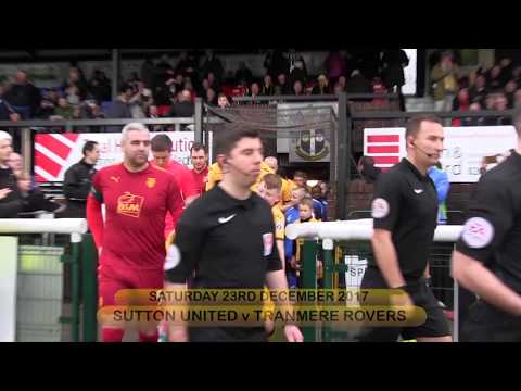 SUFCtv: HIGHLIGHTS Sutton United vs Tranmere Rovers VNL - 23/12/17