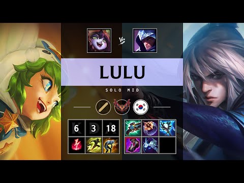 Lulu Mid vs Talon - KR Grandmaster Patch 25.S1.3