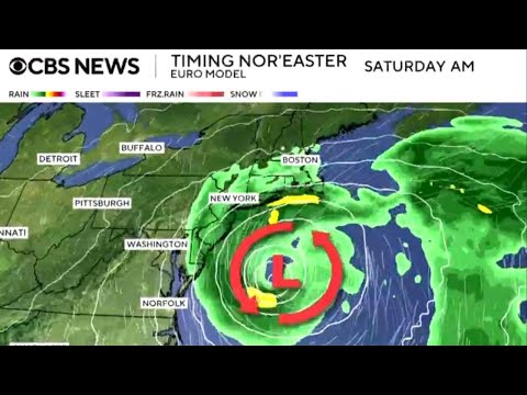 Latest on nor'easter track up East Coast, Hurricane Nolo's path toward Hawaii