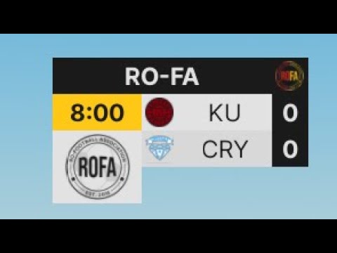 ROFA S23 DIVISION 1 | Krimson United vs Crystals