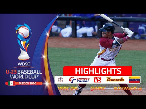 HIGHLIGHTS Chinese Taipei v Venezuela: U-23 Baseball World Cup