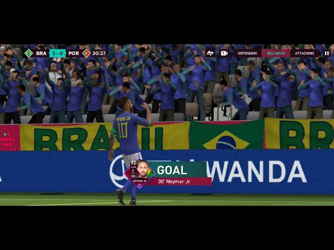 Brazil vs Portugal (5-3) | Neymar & Ronaldo | 2023 FIFA World Cup Match Highlights