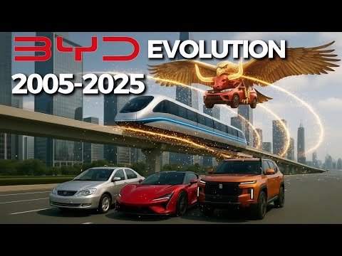 BYD cars Evolution Timeline (2005–2025) | From F3 to Ocean X Prototype. 