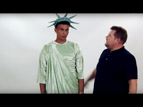 England players help James Corden recruit American fans for World Cup