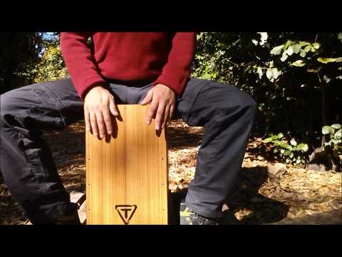 tecnica "mano secreta" su cajon - rudimento e applicazione - 100 bpm