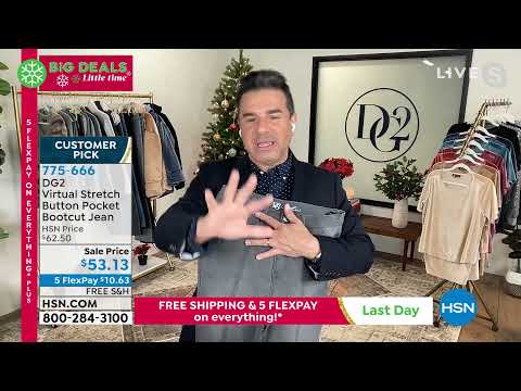 DG2 by Diane Gilman Virtual Stretch Button Pocket Bootcu...