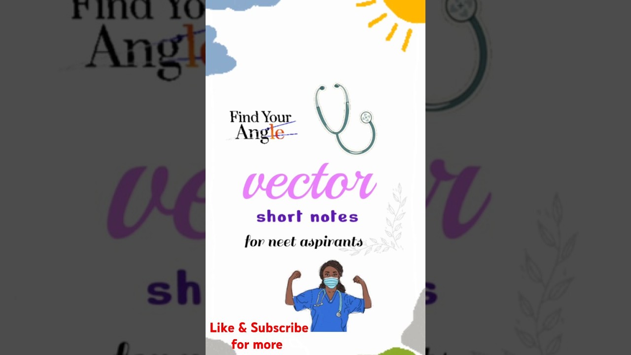 Vector short notes ❤️🔥 Please like & subscribe for more  #neet #physics