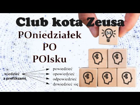 POniedziałek PO POlsku - Odcinek #54. Czasownik wiedzieć z prefiksami.  Praktyka. /// learn Polish