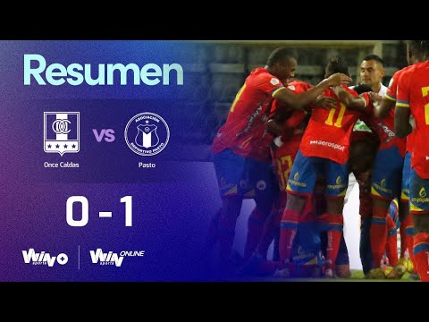 Once Caldas vs. Pasto (resumen) Liga BetPlay Dimayor 2023-I | Fecha 8