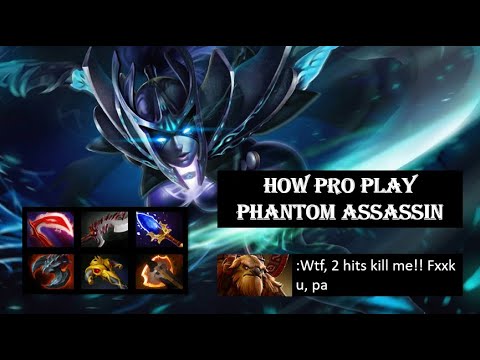 Phantom Assassin Pro Play Guide 20 Kills in 8k MMR | Dota 2 | 2 Hits 1 Kills