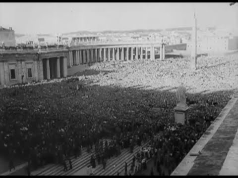 Pope Pius XII addresses the city of Rome June 6, 1944