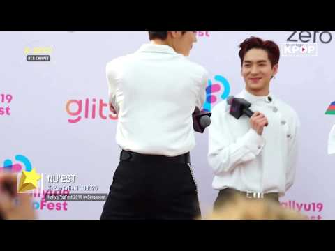NU'EST (뉴이스트) @ HallyuPopFest 2019 Red Carpet 190525