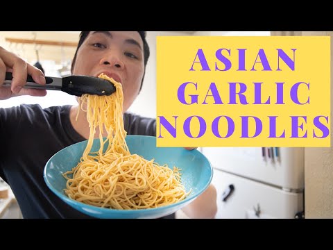 ASIAN GARLIC NOODLES RECIPE | easy garlic noodles recipe | delicious, buttery, and garlicky noodles
