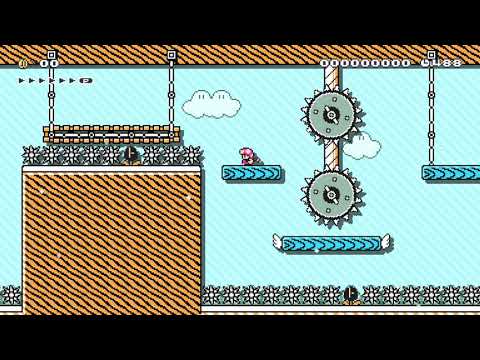Appalling Falling Platforms by [Clinton] 🍄 Super Mario Maker 2 #anj