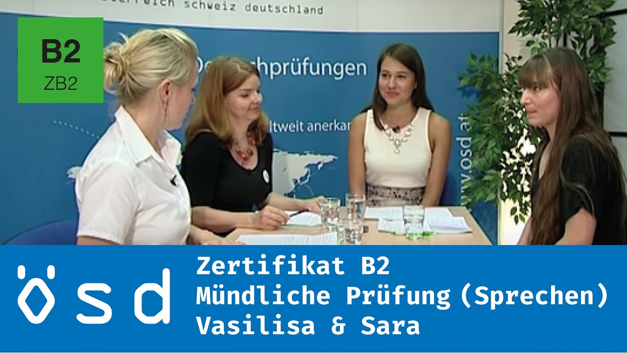 ÖSD Zertifikat B2 – Mündliche Prüfung (Sprechen)
