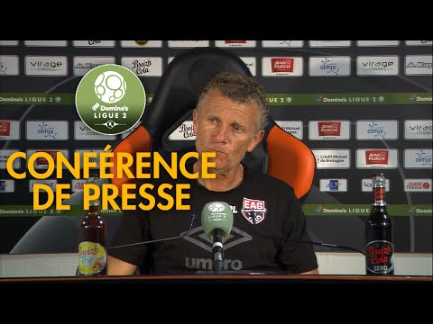 Conférence de presse FC Lorient - EA Guingamp ( 0-1 )  / 2019-20