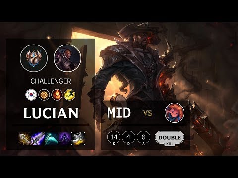 Lucian Mid vs Zoe - KR Challenger Patch 10.9