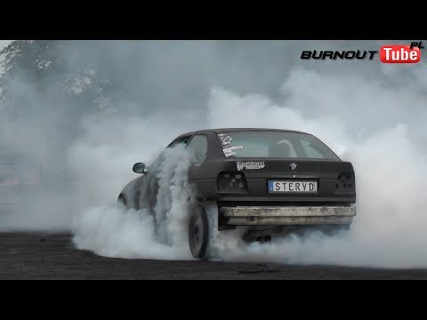 Palenie gumy BMW E36 325 "STERYD"  - VI Edycja Dnia Świra 2019
