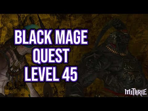 FFXIV 2.15 0212 Black Mage Quest Level 45 + Artifact Gear