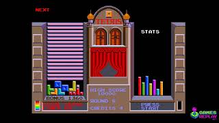 [Commodore Amiga] TETRIS 1200 (Indie Game)