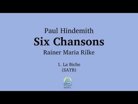 Paul Hindemith - Six Chansons, #1 ("La Biche" - Rilke) sample