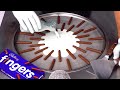 Cadbury Fingers Ice Cream Rolls How To Make Milk Chocolate Covered Biscuits To Ice Cream ASMR
