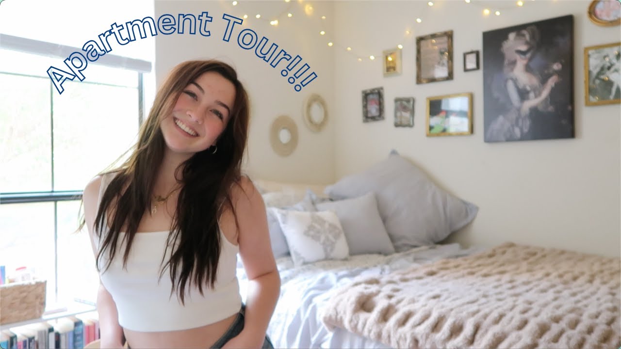 college apartment tour (living alone at 20)