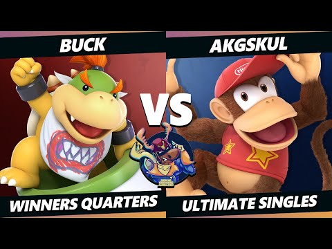 Show Me Your Moose - Buck (Bowser Jr) Vs. AkGSkul (Diddy Kong) Smash Ultimate - SSBU