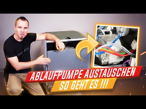 Ablaufpumpe Geschirrspüler ausbauen/ Laugenpumpe wechseln - einfach erklärt vom KüchenKönig ✅