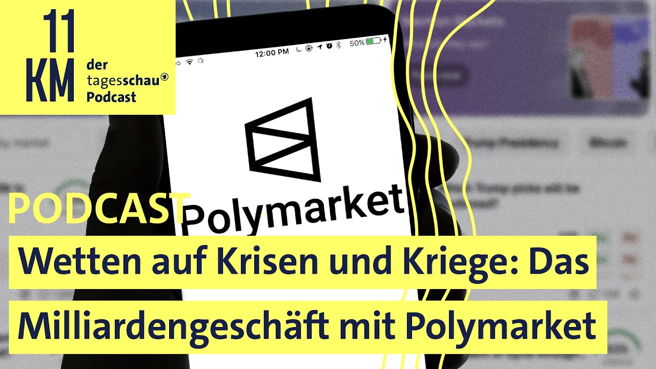 Wetten auf Krisen und Kriege: Das Milliardengeschäft mit Polymarket I 11KM - der tagesschau-Podcast