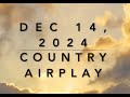 Billboard Top 60 Country Airplay Dec 14 2024