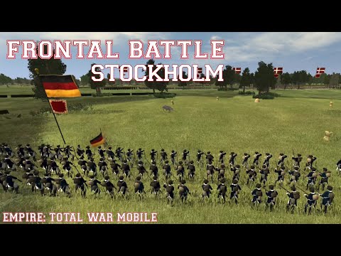 FRONTAL BATTLE AT STOCKHOLM | GERMAN REPUBLIC AGAINST DENMARK - Empire Total War Mobile