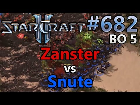 Zanster (Z) vs Snute (Z) | BO5 Part 2 | HSC XVI | Starcraft 2: Replay-Cast #682 [German]