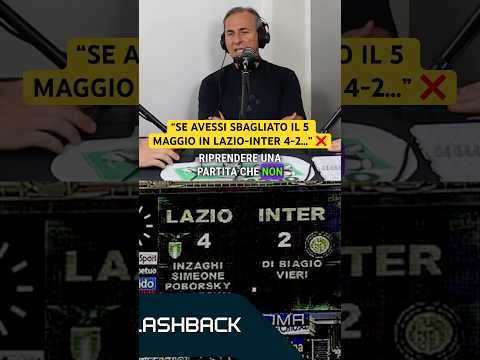 “IF I HAD BEEN WRONG ON MAY 5TH IN LAZIO-INTER 4-2…” ❌ - Gianluca Paparesta on DoppioPasso Podcast