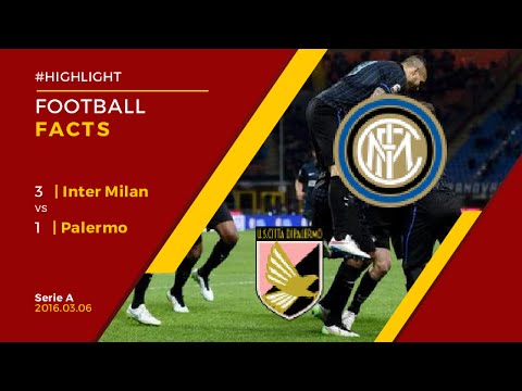 Inter Milan vs Palermo 3-1 2016/03/06 | Match Higlight | Serie A