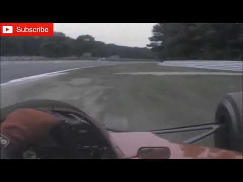 Lucas Aaron crashes his Ferrari 640
