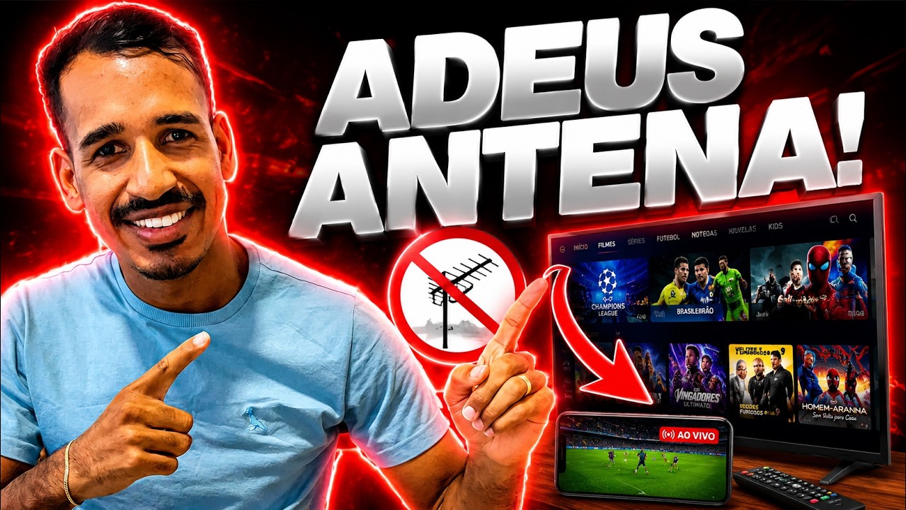 5 APPS de Canais de TV Aberta Gratuitos Sem Antena! Via Internet!