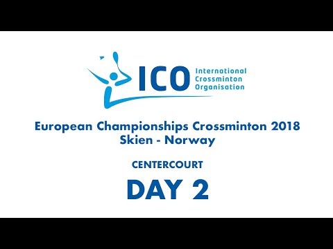 European Crossminton Championship 2018 Skien - Norway - DAY 2