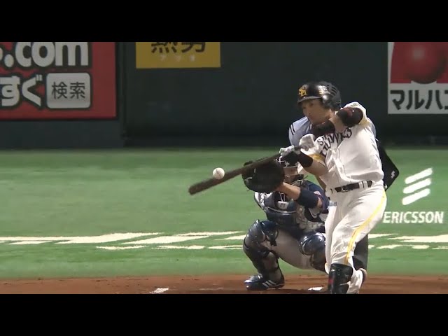 【1回裏】体の前でガツン!! ホークス・松田25号2ラン 2015/8/14 H-L